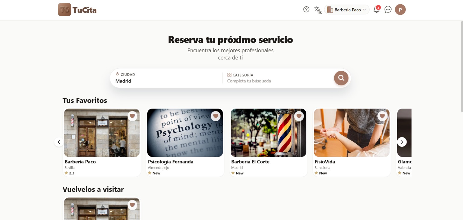 TuCita screenshot 3